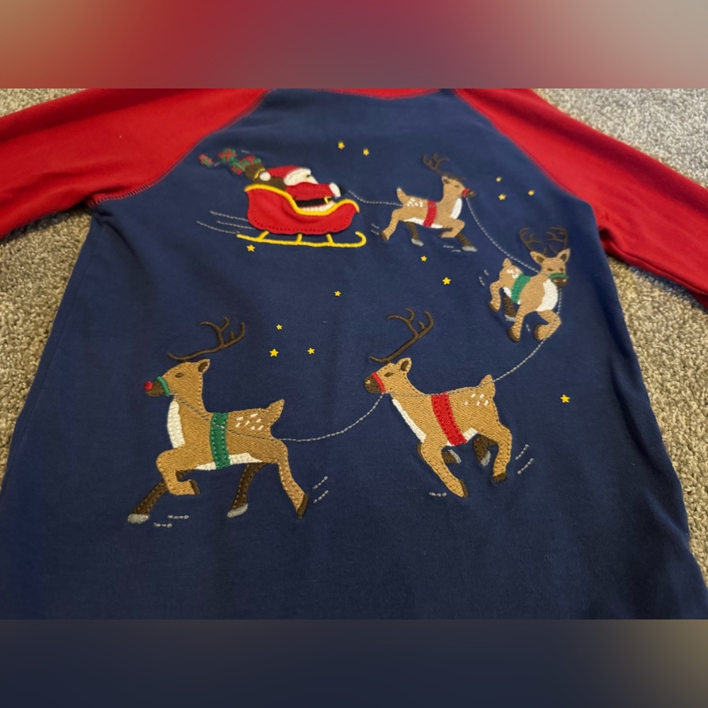 Adorable Adventure wear by Class Club 4T Toddler Boy Christmas shirt Santa Claus - Picture 3 of 10